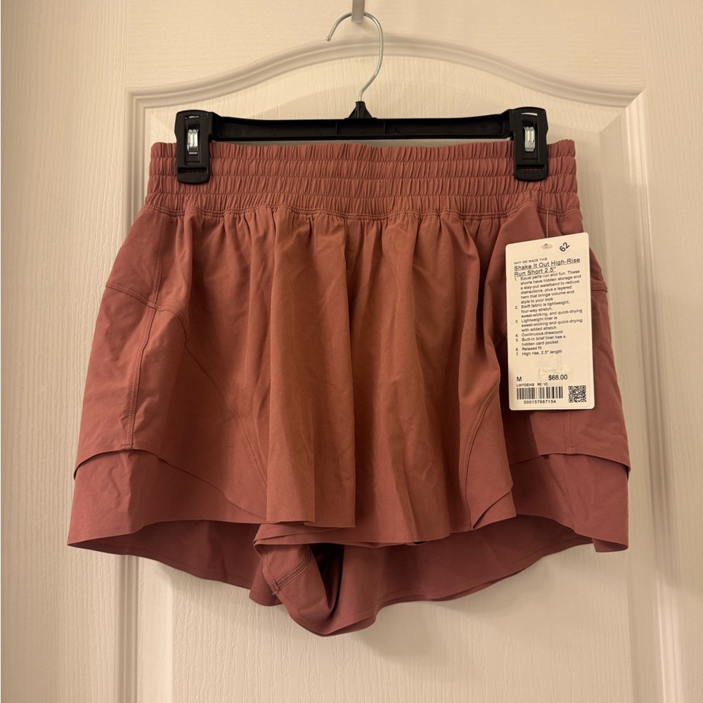 Lululemon sz M 💕SOLD OUT ! Shake It Out High-Rise Running Short 2.5" - Picture 3 of 5